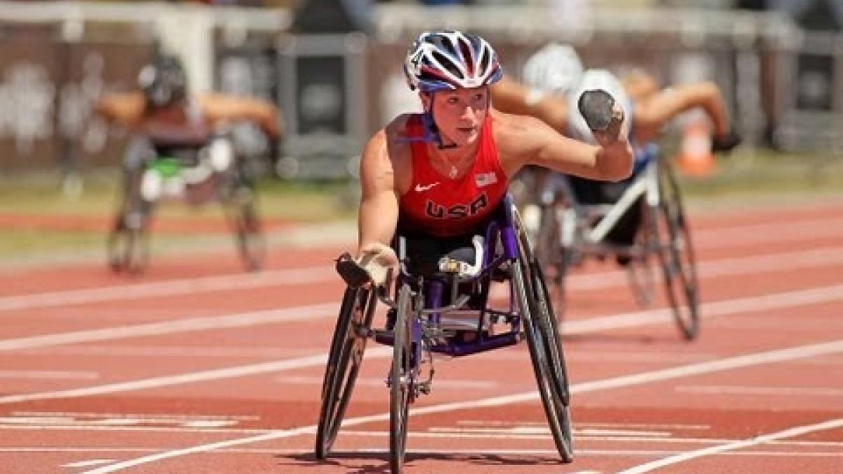 Athletics - women's 200m T54 final - 2013 IPC Athletics World Championships, Lyon