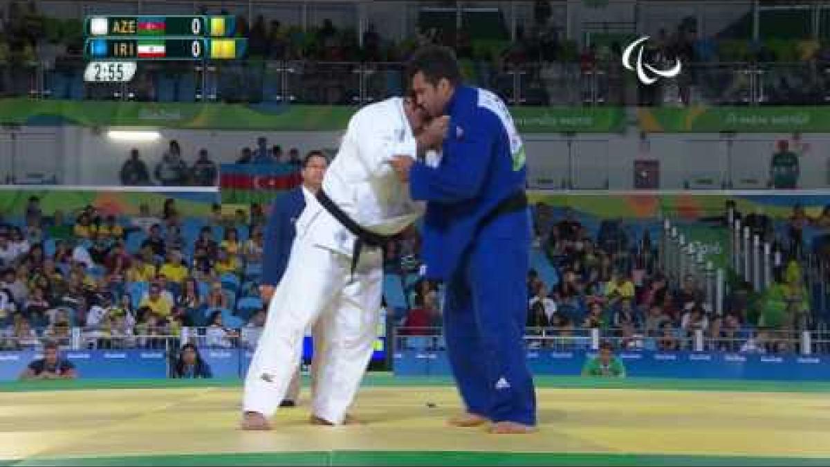Judo | Azerbaijan v Iran | Men's -100 kg Repechage Final | Rio 2016 Paralympic Games