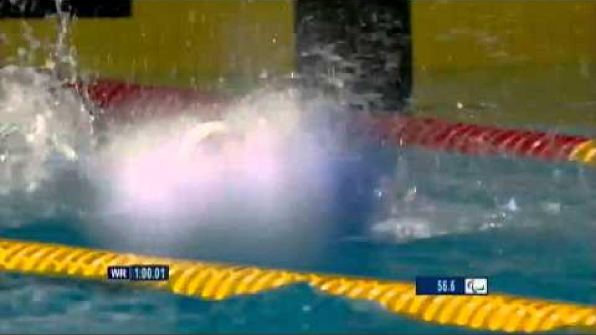 Swimming - men's 100m backstroke S10 - 2013 IPC Swimming World Championships Montreal