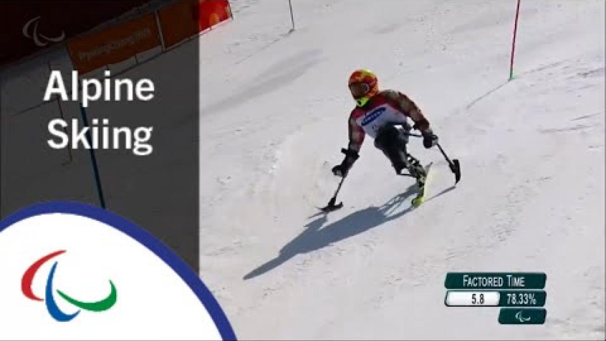 Tyler WALKER  | Men's Slalom Run 1&2 |Alpine Skiing | PyeongChang2018 Paralympic Winter Games "