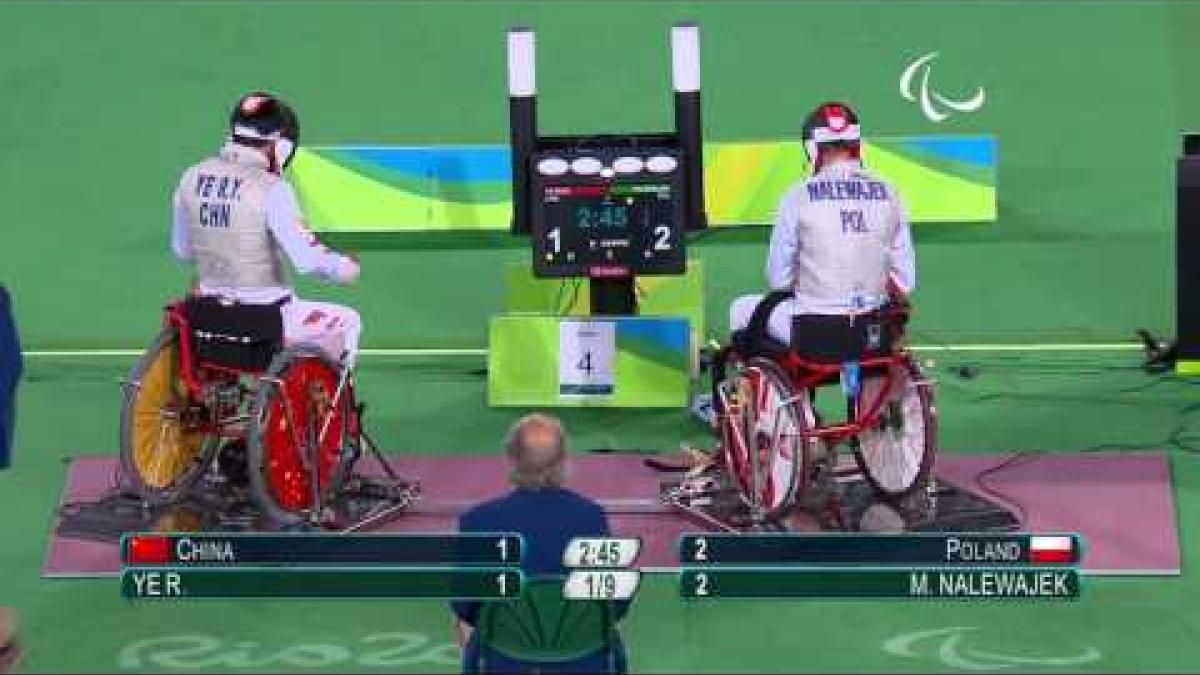 Wheelchair Fencing | China v Poland | Men&#039;s Foil Team Gold Medal Match | Rio 2016 Paralympic Games
