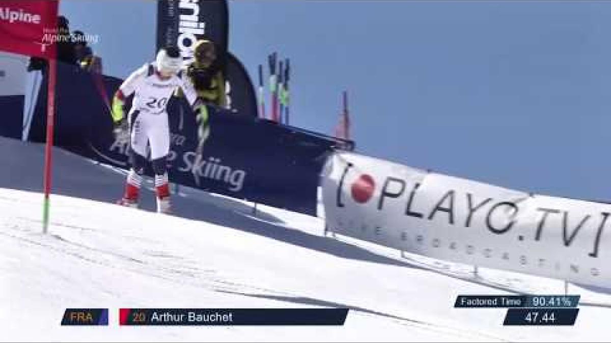 Arthur Bauchet | Giant Slalom Standing | World Para Alpine World Cup | La Molina 2019