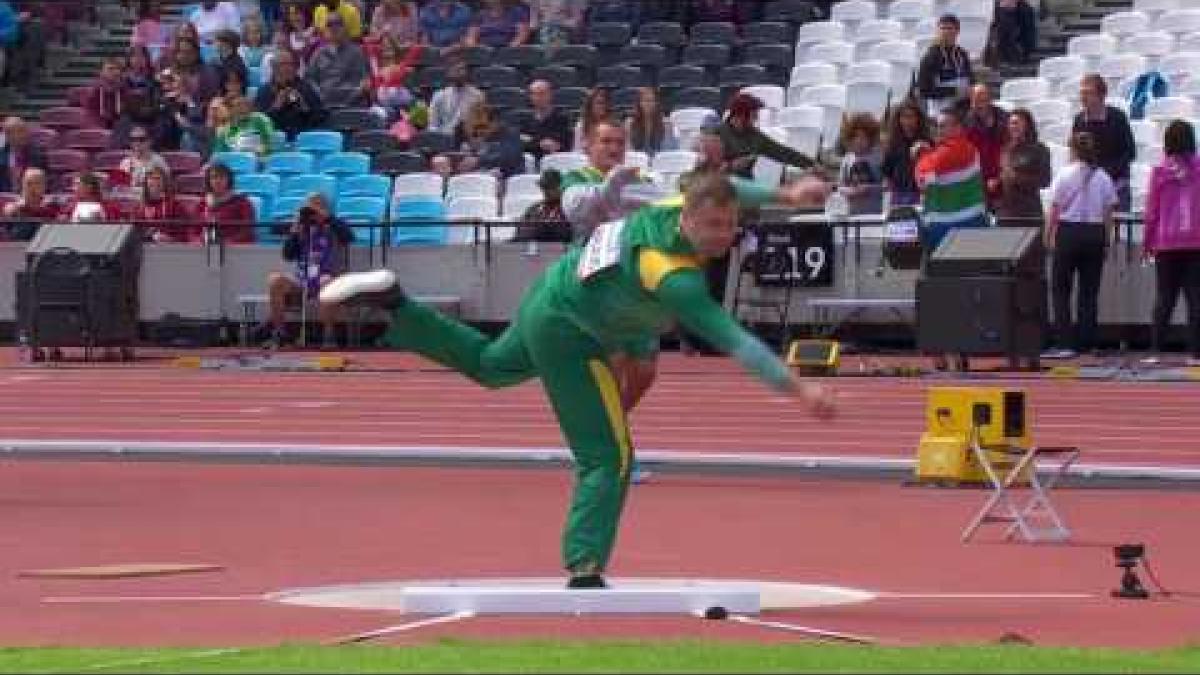 Mindaugas Bilius | Gold Men’s Shot Put F37 | Final | London 2017 World Para Athletics Championships