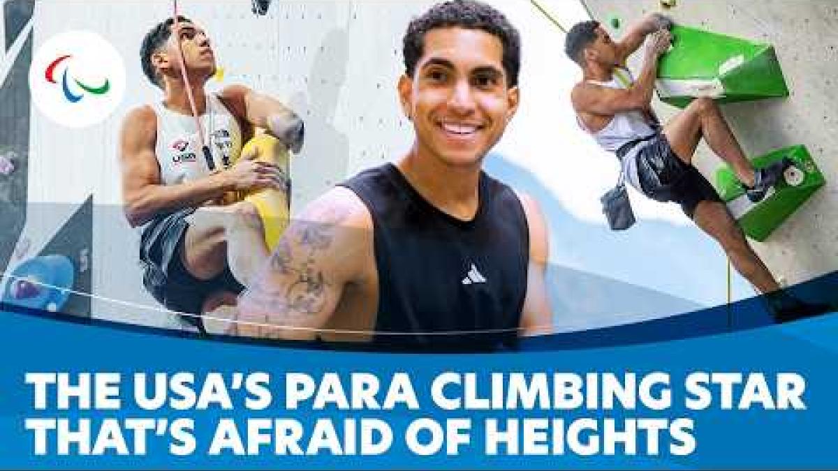 The USA's Para Climbing Star Who's Also Afraid of Heights?! | Brian Zarzuela 🧗‍♂️🇺🇸