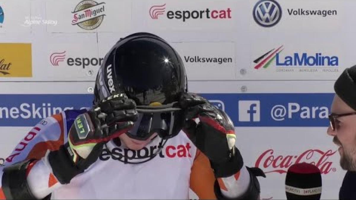 Jeroen Kampschreur | Slalom Sitting Day 5 | World Para Alpine World Cup | La Molina 2019