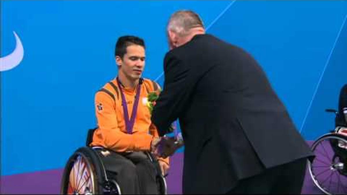 Swimming - Men's 50m Breaststroke - SB3 Victory Ceremony - London 2012 Paralympic Games