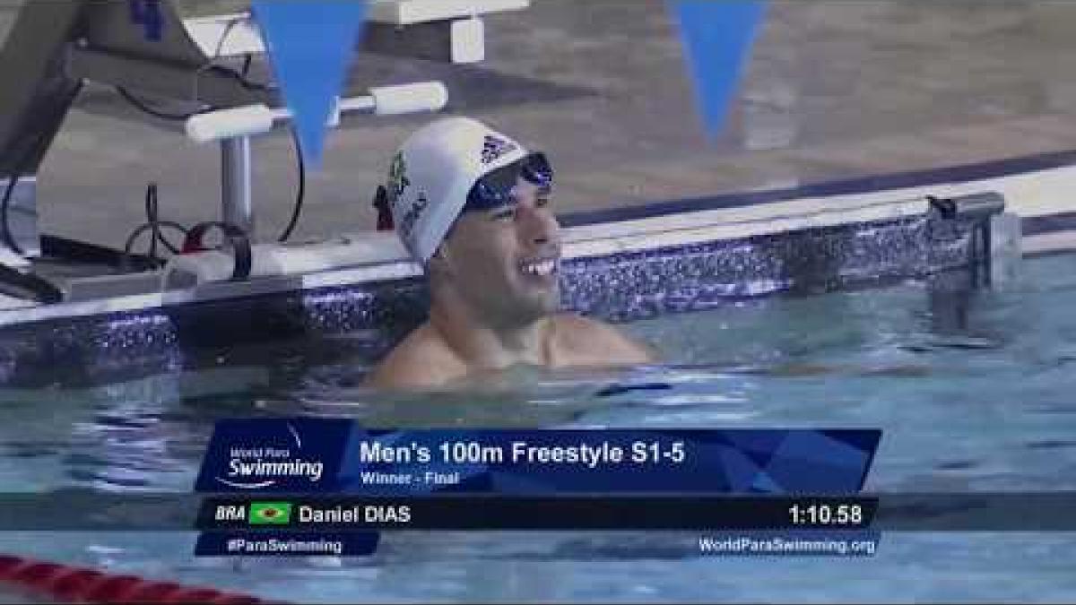 Men's 100 m Freestyle S1 - 5 | Final |  Mexico City 2017 World Para Swimming Championships