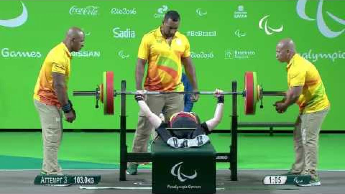 Powerlifting | ZABALA OLLERO Loida | Womens’s -50 kg | Rio 2016 Paralympic Games