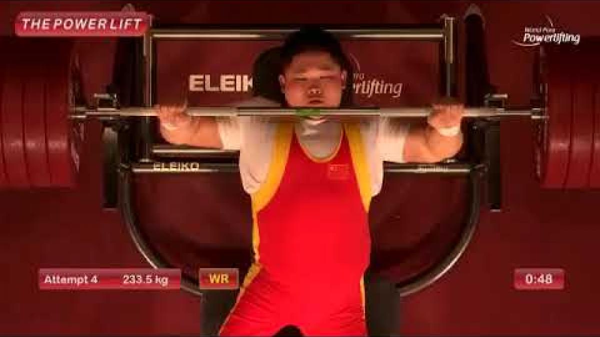 Ye Jixiong broke the world record in the men´s up to 88kg at Kitakyushu 2018