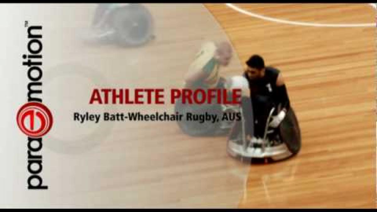 Athlete Profile - Ryley Batt - Wheelchair Rugby