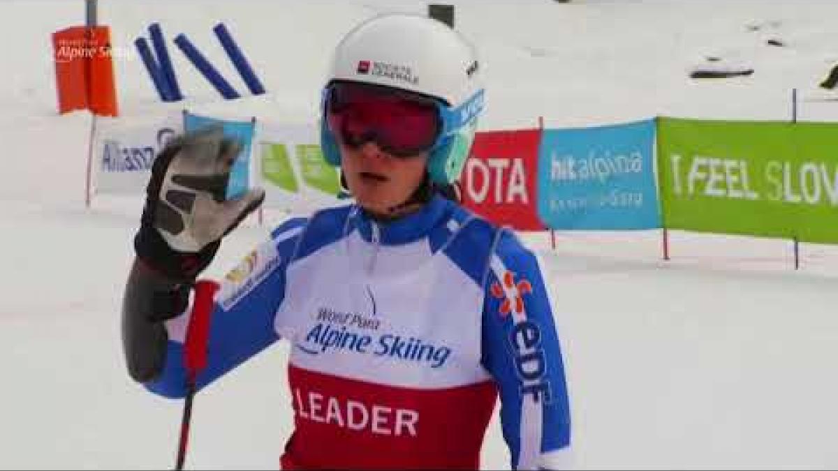 Varvara Voronchikhina | Women Giant Slalom Standing 1 | Para Alpine World Cup 2018 | Kranjska Gora