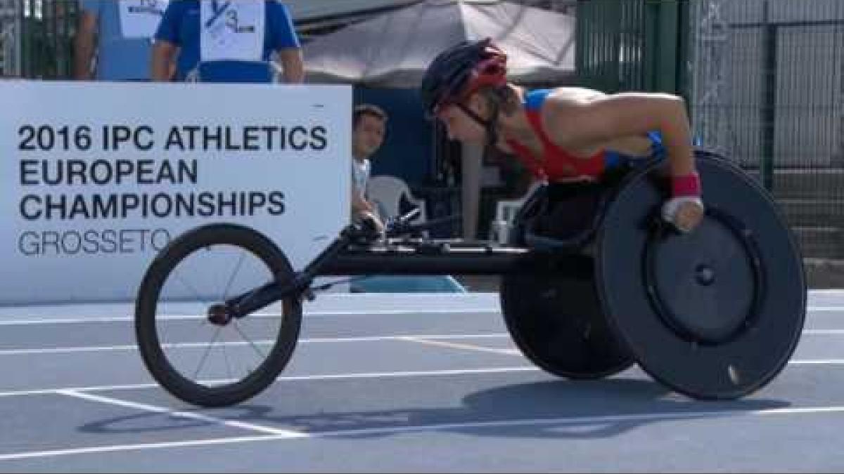 Women's 400 m T54 | final | 2016 IPC Athletics European Championships Grosseto