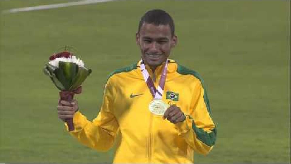 Men's 400m T20 | Victory Ceremony |  2015 IPC Athletics World Championships Doha