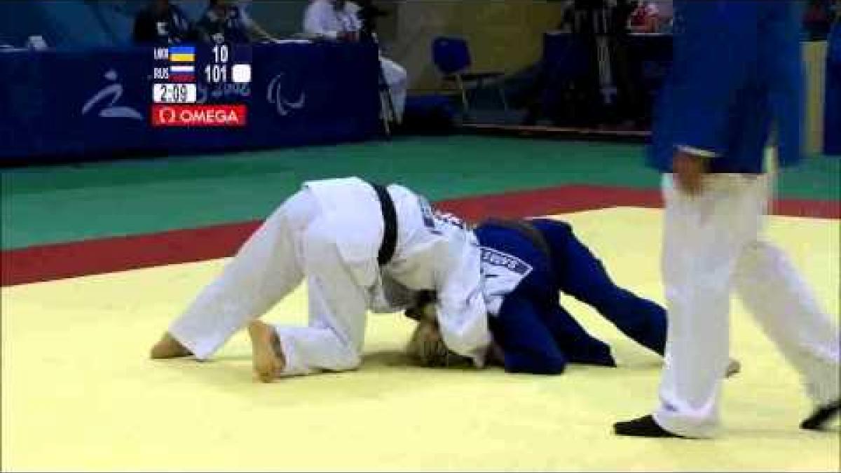 Judo Women&#039;s 48kg Bronze Medal Constest - Beijing 2008 Paralympic Games