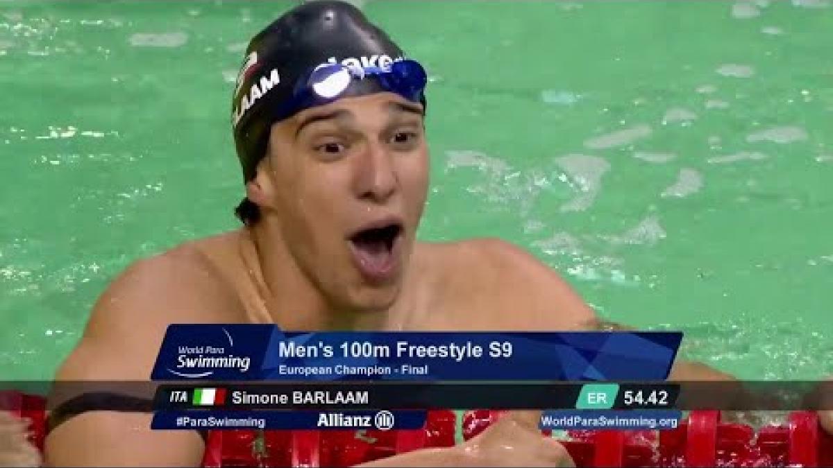 Men's 100m Freestyle S9 Final | Dublin 2018