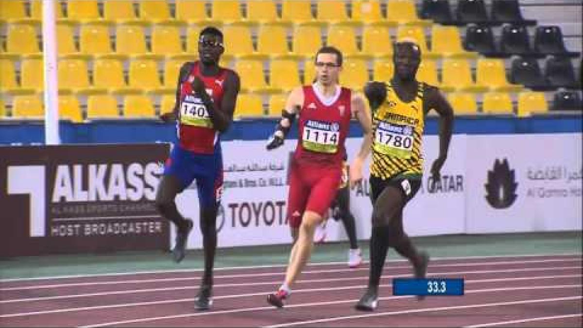 Men's 400m T47 | Round 1 H1 |  2015 IPC Athletics World Championships Doha