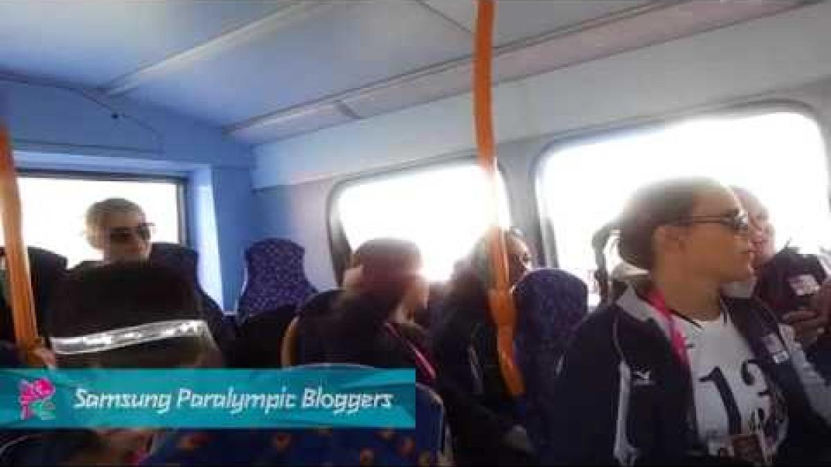 Katie Holloway - Pregame Bus Ride, Paralympics 2012