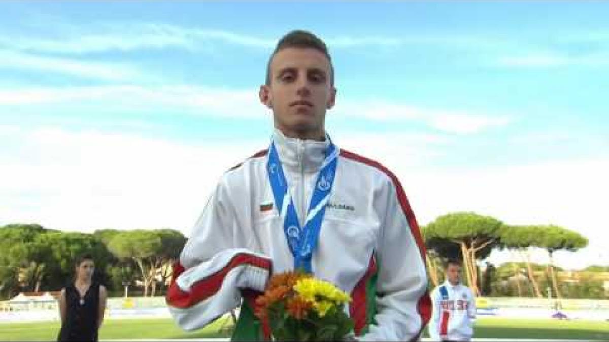 Men's 1500 m T46 | Victory Ceremony | 2016 IPC Athletics European Championships Grosseto