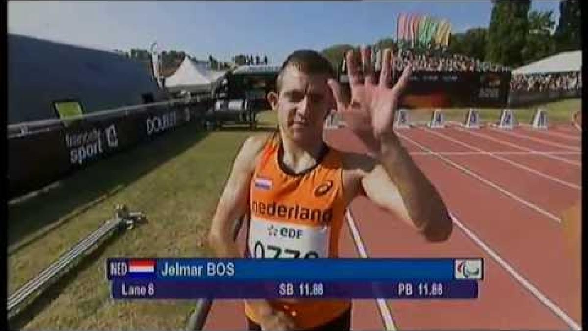 Athletics - Men's 100m T37 Semifinal 2 - 2013 IPC Athletics World Championships, Lyon