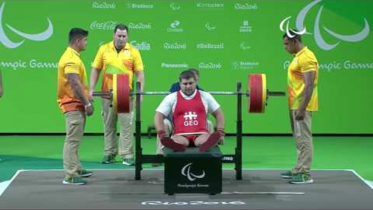 Powerlifting | JINTCHARADZE Akaki  | Men’s -97kg | Rio 2016 Paralympic Games