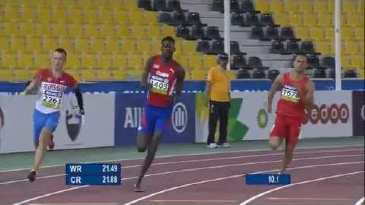 Men's 200m T47 | heat 2 |  2015 IPC Athletics World Championships Doha