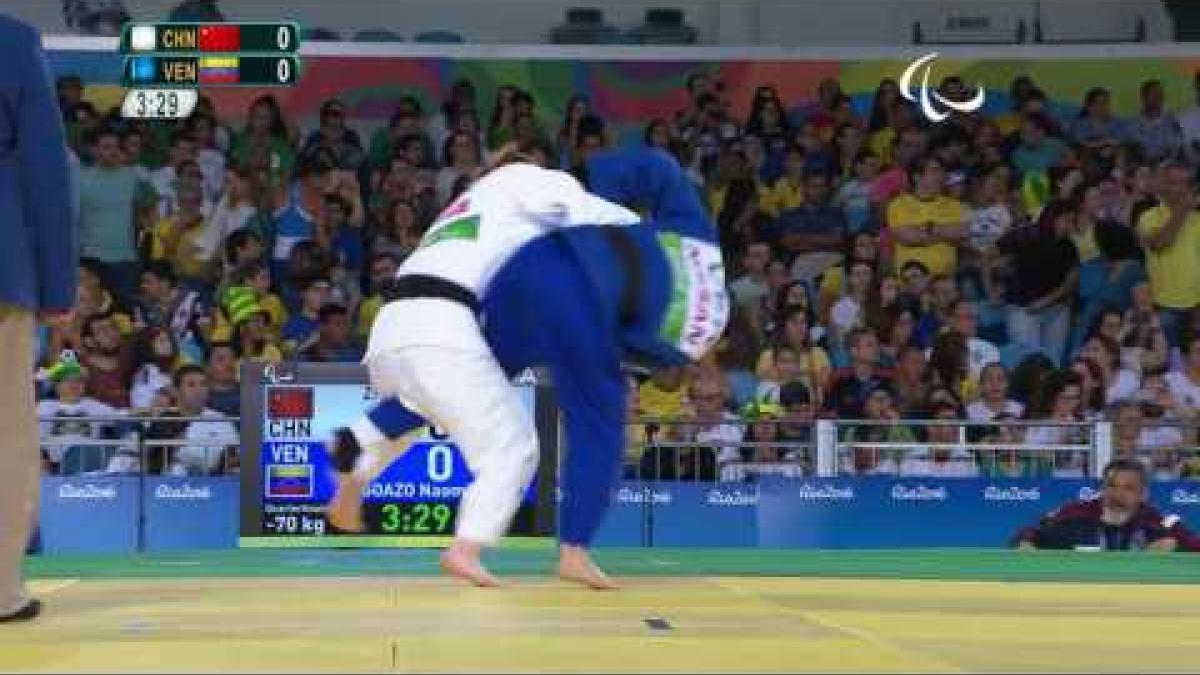 Judo | China v Venezuela | Women -70 kg Quarterfinals | Rio 2016 Paralympic Games