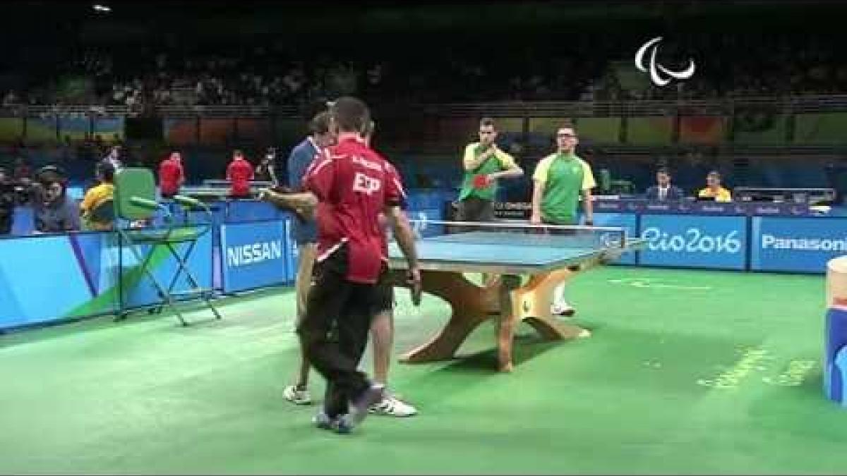 Table Tennis | Spain v Brazil | Men's Singles- Class 6-8 Round 1 | Rio 2016 Paralympic Games