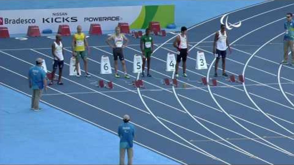 Athletics | Men's 100m T38 Round 1 Heat 2 | Rio 2016 Paralympic Games
