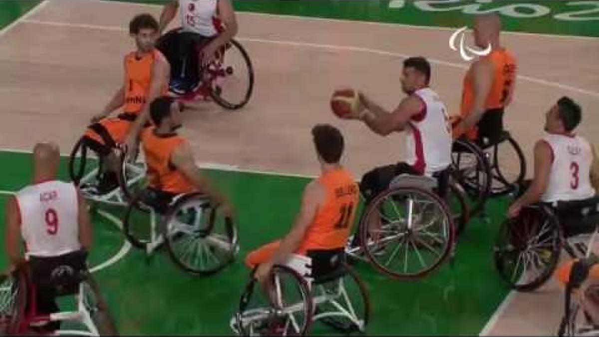 Wheelchair Basketball | Turkey vs Netherlands | Men’s preliminaries | Rio 2016 Paralympic Games