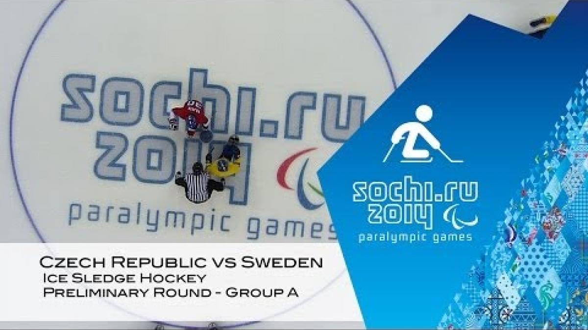 Czech Republic v Sweden highlights | Ice sledge hockey | Sochi 2014 Paralympic Winter Games