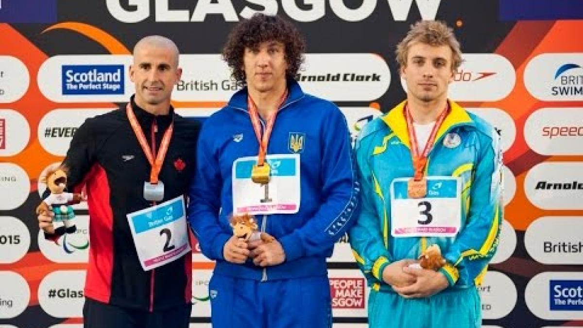 Men's 200m IM SM10 | Victory Ceremony | 2015 IPC Swimming World Championships Glasgow