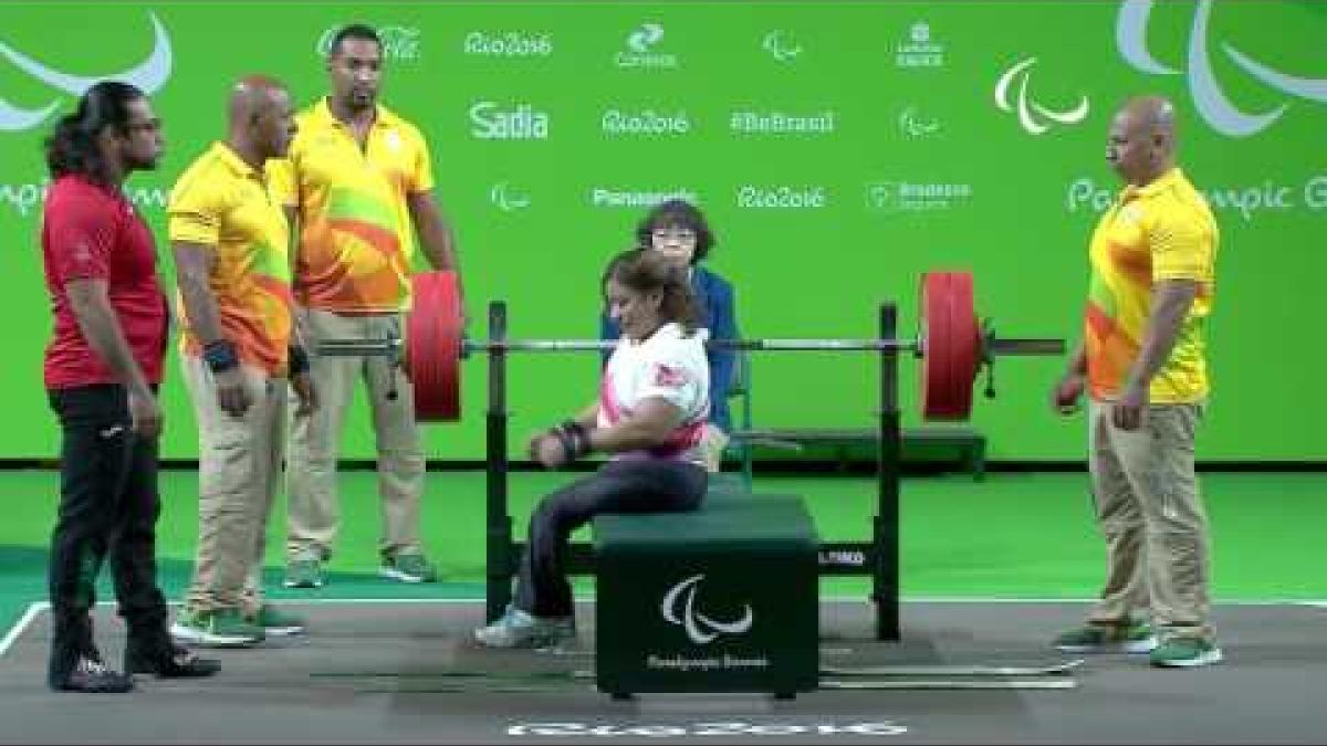 Powerlifting | PEREZ Amalia| Gold| Women’s -55kg | Rio 2016 Paralympic Games