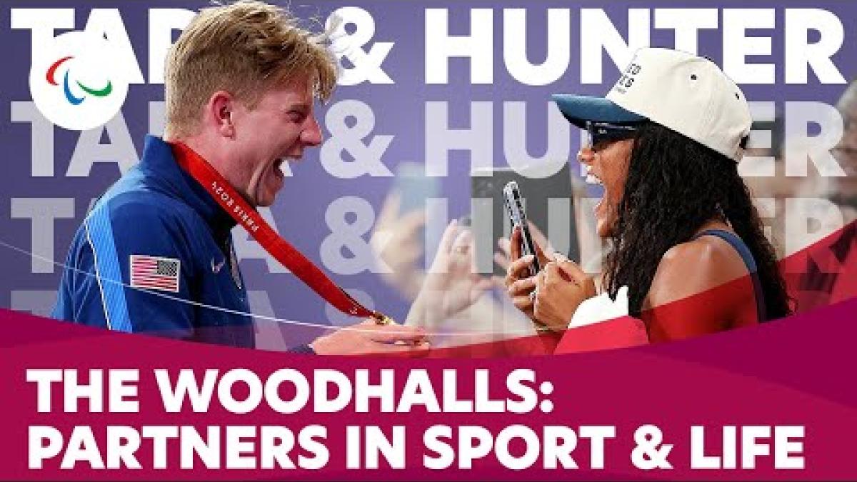 Partners in sport & life: Tara & Hunter Woodhall🏃‍♂️‍➡️❤️🏃‍♀️