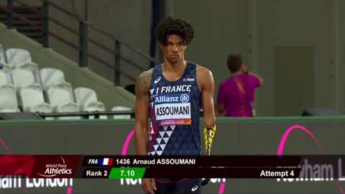 Hao WANG Gold|Arnaud ASSOUMANI |Silver Men’s Long Jump T47 |Final