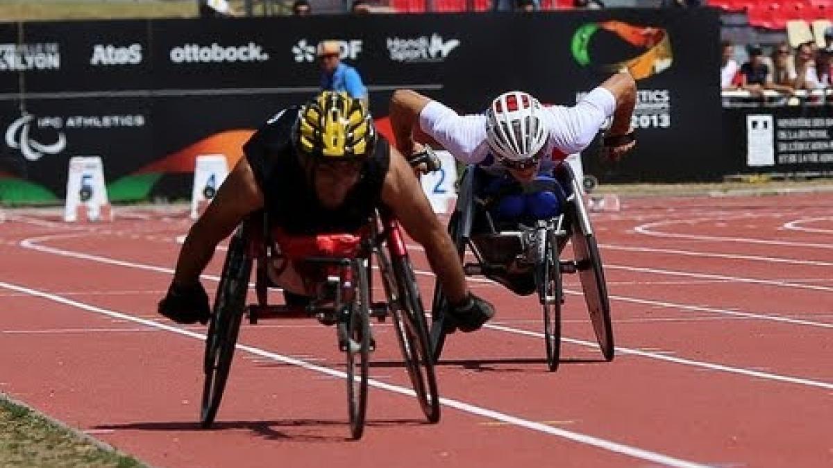 Atheltics - Men's 100m T53 semifinal 2 - 2013 IPC Athletics World Championships, Lyon