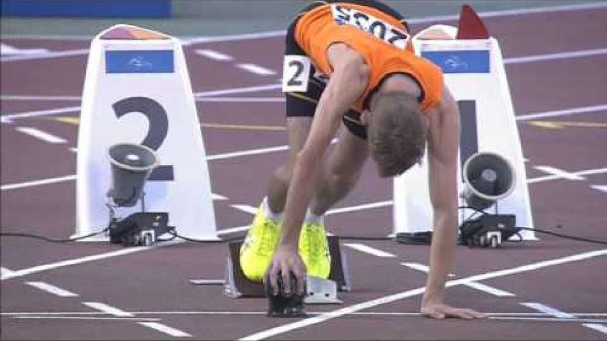 Men's 100m T37 | heat 2 |  2015 IPC Athletics World Championships Doha