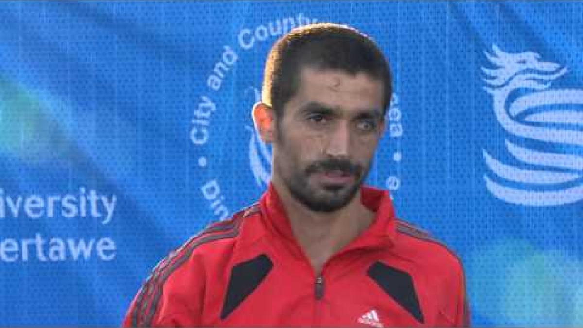 Men's 1,500m T13 | Victory Ceremony | 2014 IPC Athletics European Championships Swansea