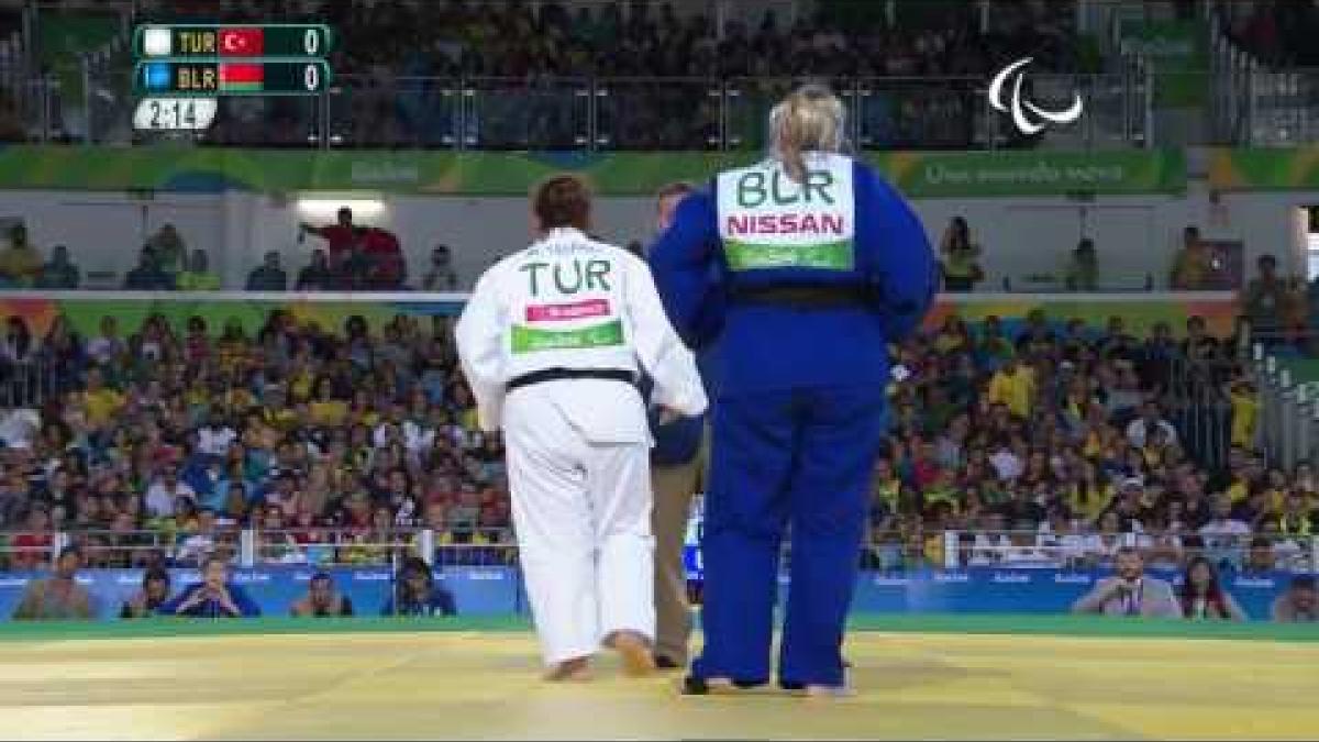 Judo | Turkey v Belarus | Women's +70kg Bronze Medal Contest | Rio 2016 Paralympic Games
