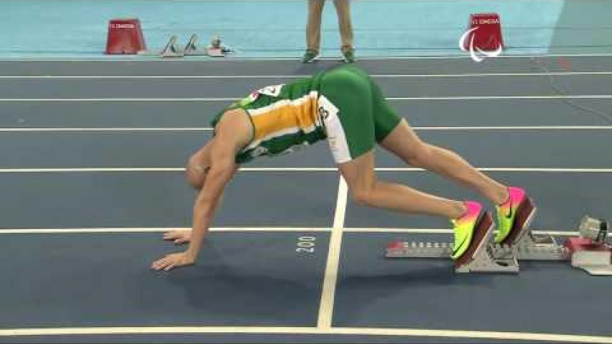 Athletics | Men's 200m - T12 Round 1 heat 3 | Rio 2016 Paralympic Games