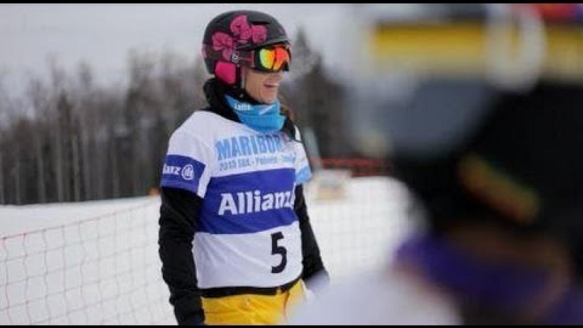 Bibian Mentel: a para-snowboarder