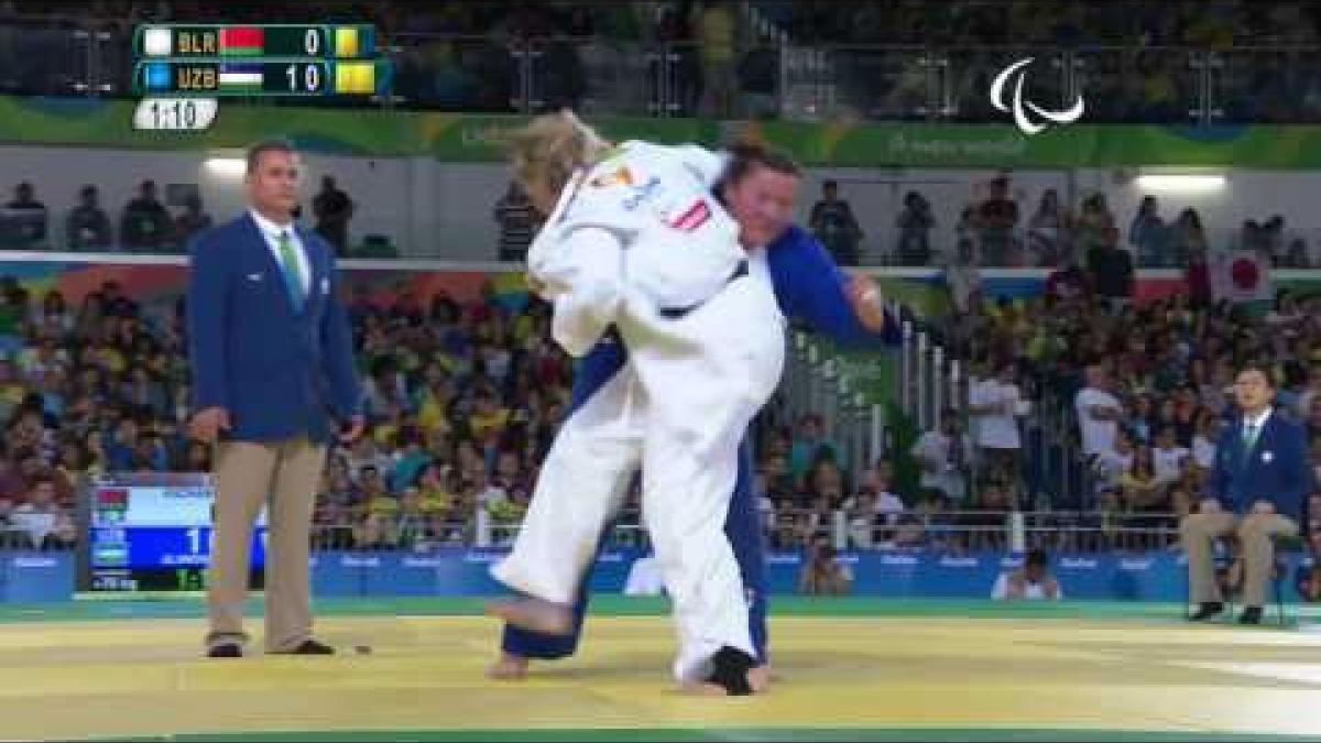 Judo | Belarus v Uzbekistan | Women&#039;s +70 kg Semi-final | Rio 2016 Paralympic Games