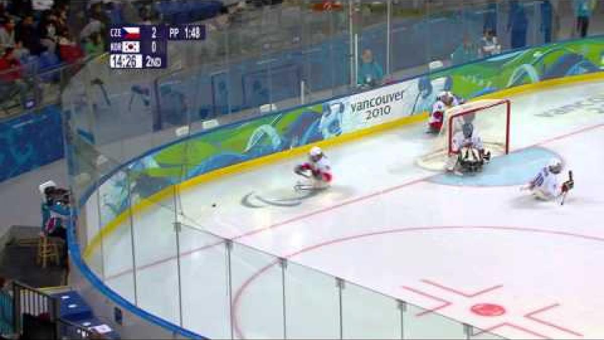 Korea v Czech Republic - ice sledge hockey - Vancouver 2010 Paralympic Winter Games
