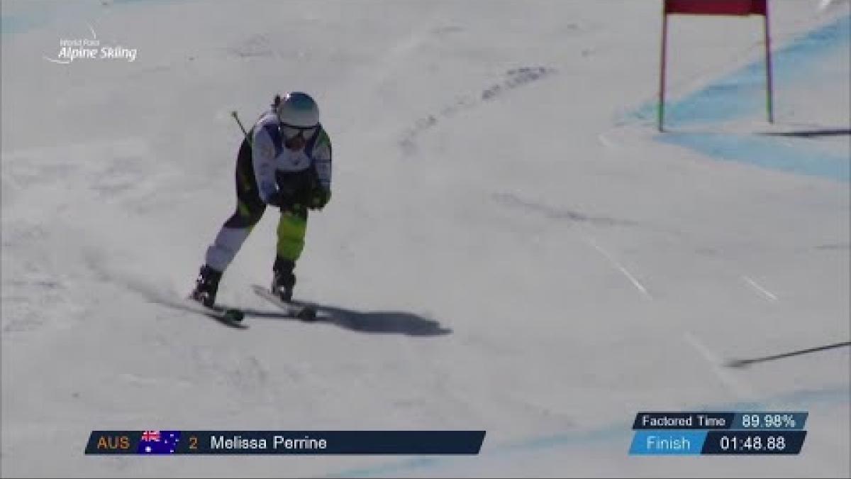 Melissa Perrine | Women's VI Giant Slalom | Para Alpine World Cup | La Molina 2019
