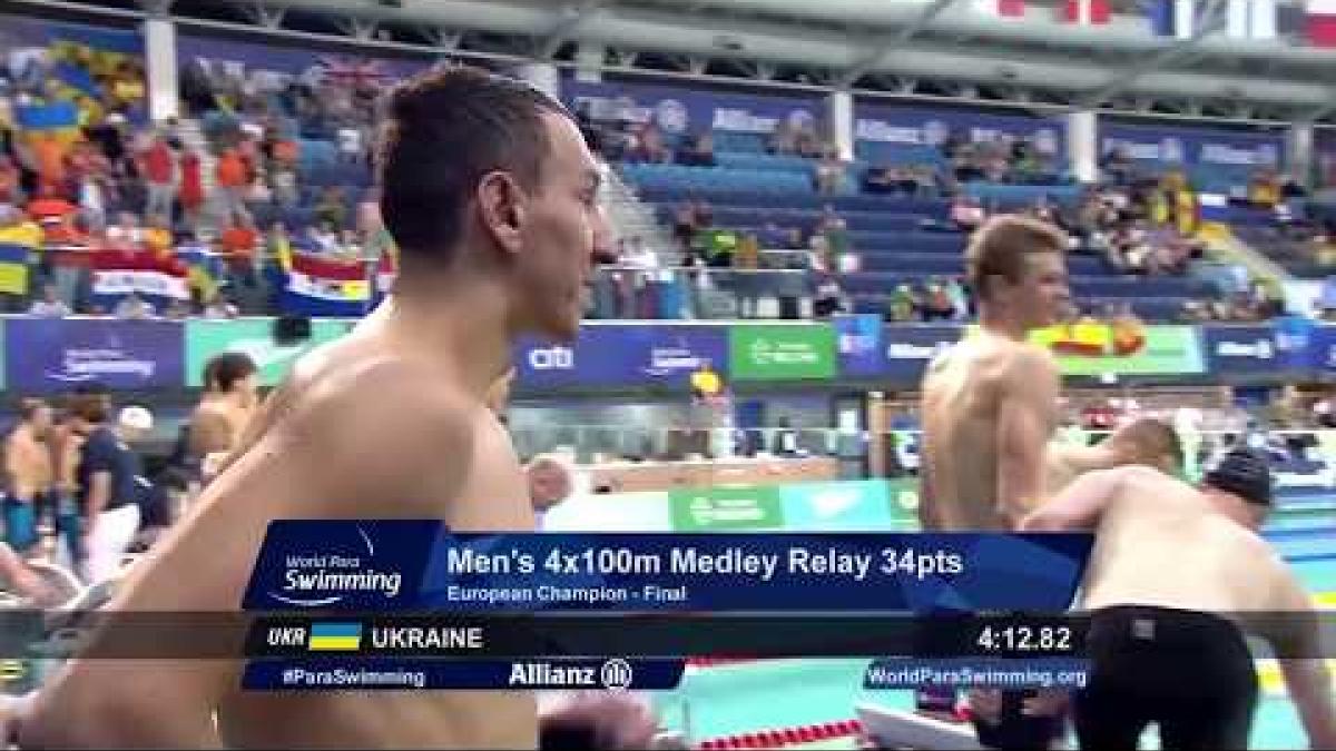 Men's 4x100m Medley Relay 34pts Final | Dublin 2018