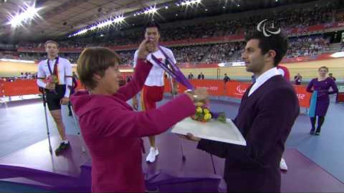 Cycling Track - Men's Individual C 2 pursuit Victory Ceremony - 2012 London Paralympic Games