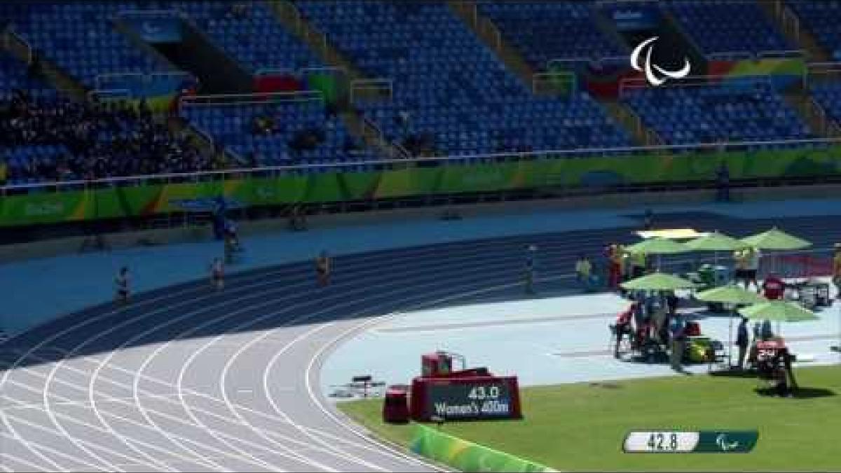 Athletics | Women's 400m - T37 Round 1 heat 1 | Rio 2016 Paralympic Games