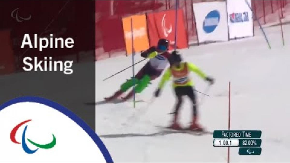 Valerii  REDKOZUBOV | Men's Slalom Run 1&2 |Alpine Skiing | PyeongChang2018 Paralympic Winter Games