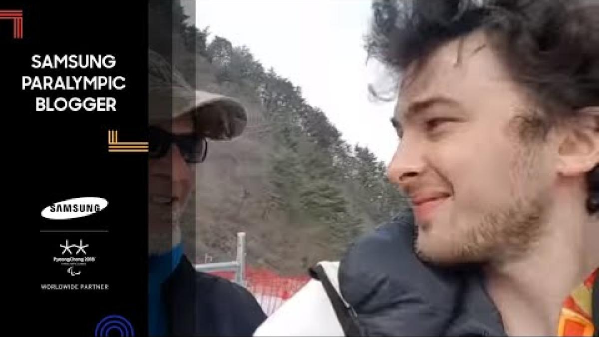 Samuel de Ceccatty | Snowboarding with Brenna Huckaby | Samsung Paralympic Blogger |PyeongChang 2018