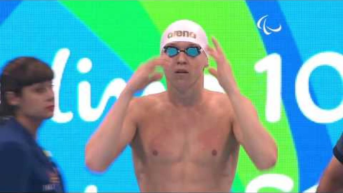 Swimming | Men's 100m Backstroke S12 final | Rio 2016 Paralympic Games