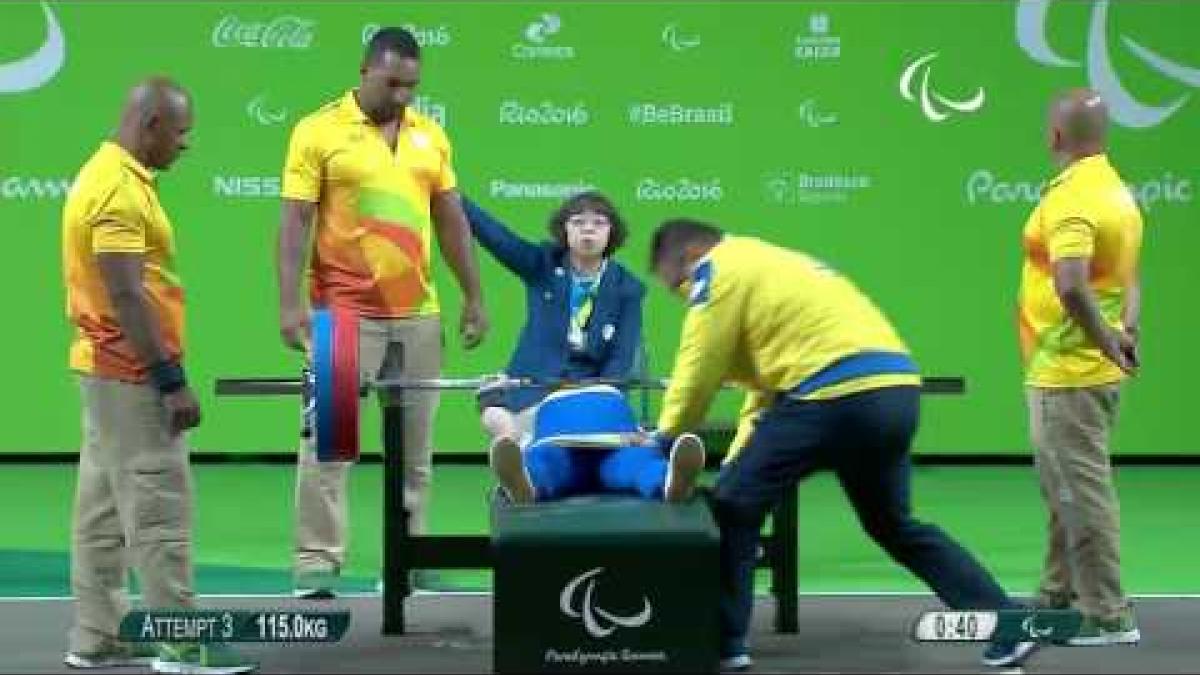 Powerlifting | SHEVCHUK Mariana | Women’s -55kg | Rio 2016 Paralympic Games